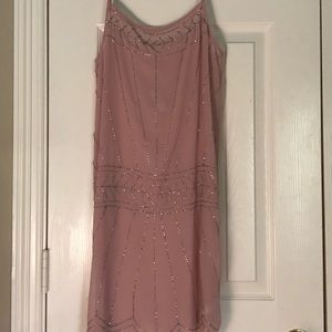 Free People beaded slip dress